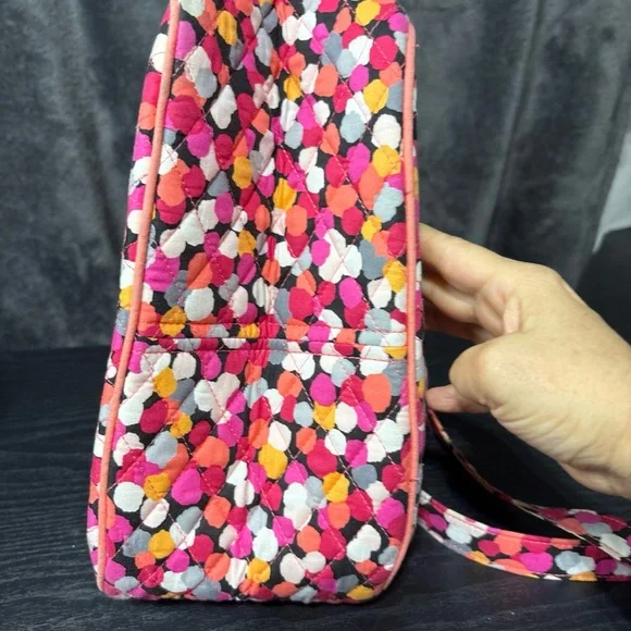 Vera Bradley Pixie Confetti Carry All Crossbody Hipster Purse Lightly Used - Picture 11 of 16